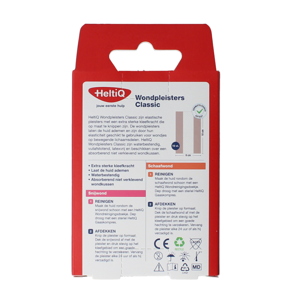 Heltiq Wondpleister classic 10x6cm 1m 1.00 Stuks