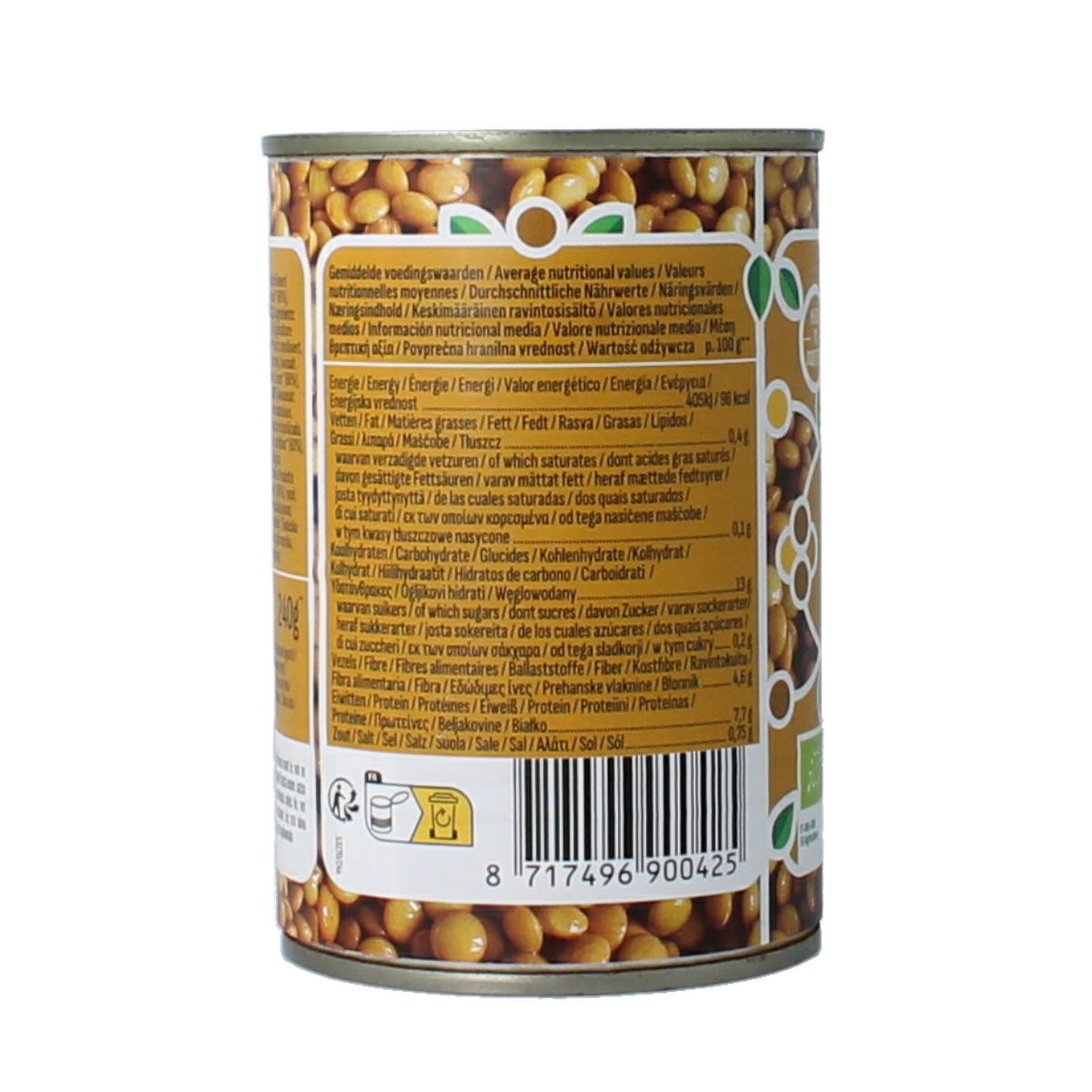 Bioidea Linzen (lenticchiel) bio 400.00 Gram