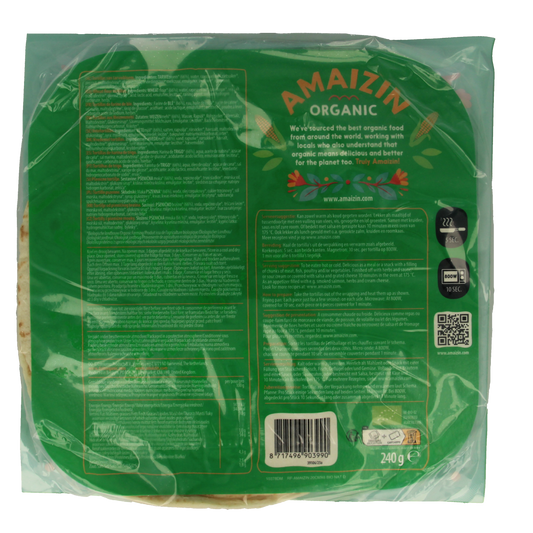 Amaizin Tortilla wraps bio 6.00 Stuks