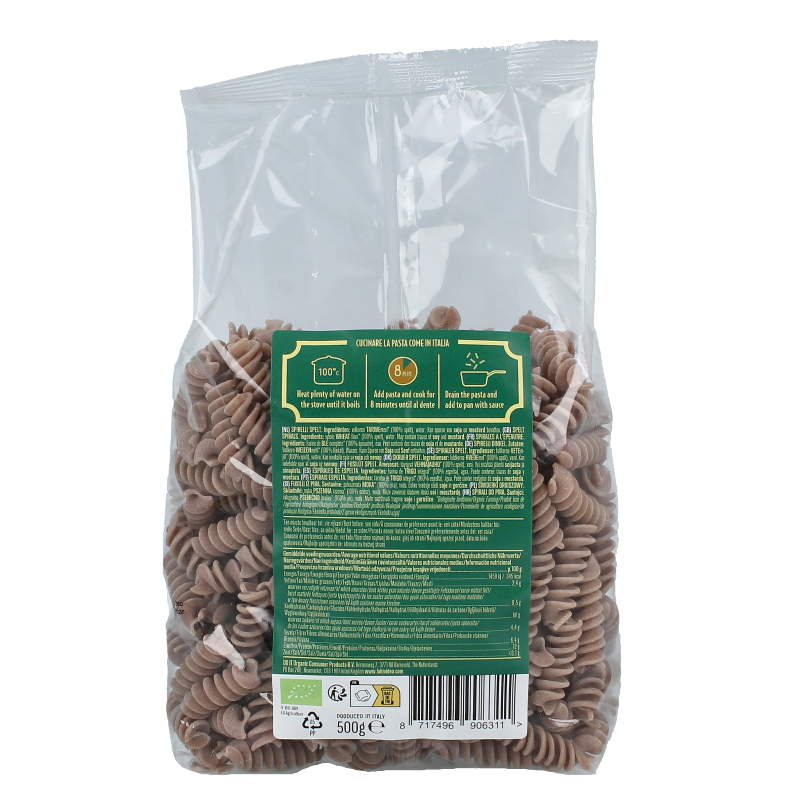 Bioidea Spelt fusilli bio 500 Gram