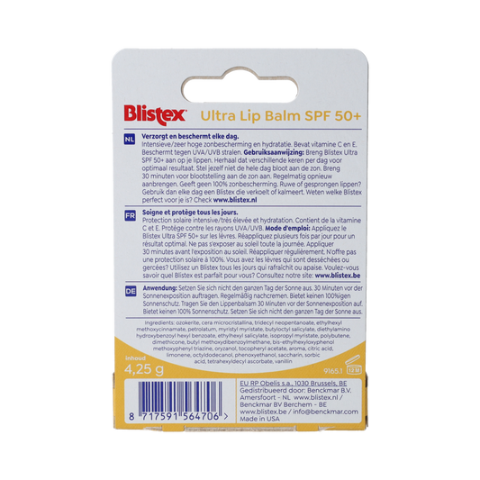 Blistex Ultra lip balm SPF50+ 4.25 Gram