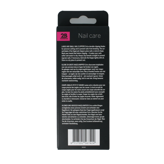 2B Nailcare clippers 2.00 Stuks
