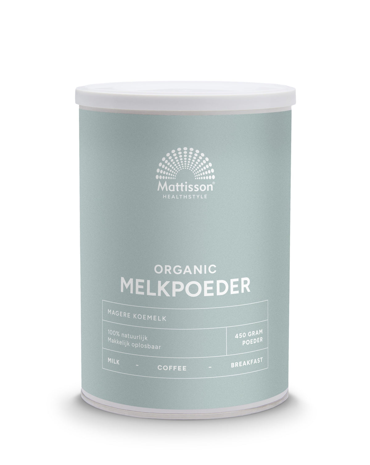Mattisson Magere melkpoeder bio 450.00 Gram