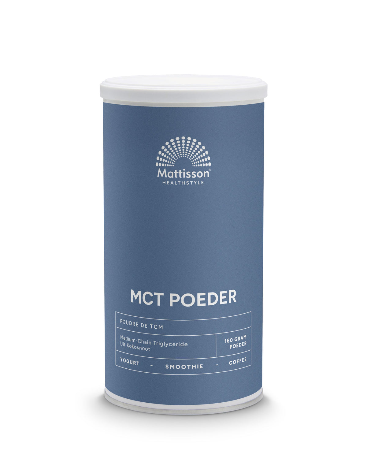 Mattisson MCT Poeder coconut pure 160.00 Gram