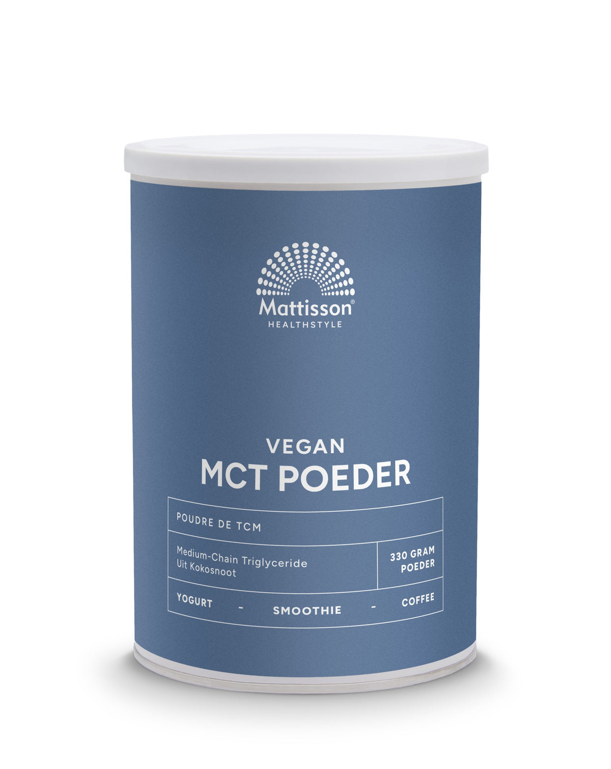 Mattisson Vegan MCT poeder coconut pure 330.00 Gram