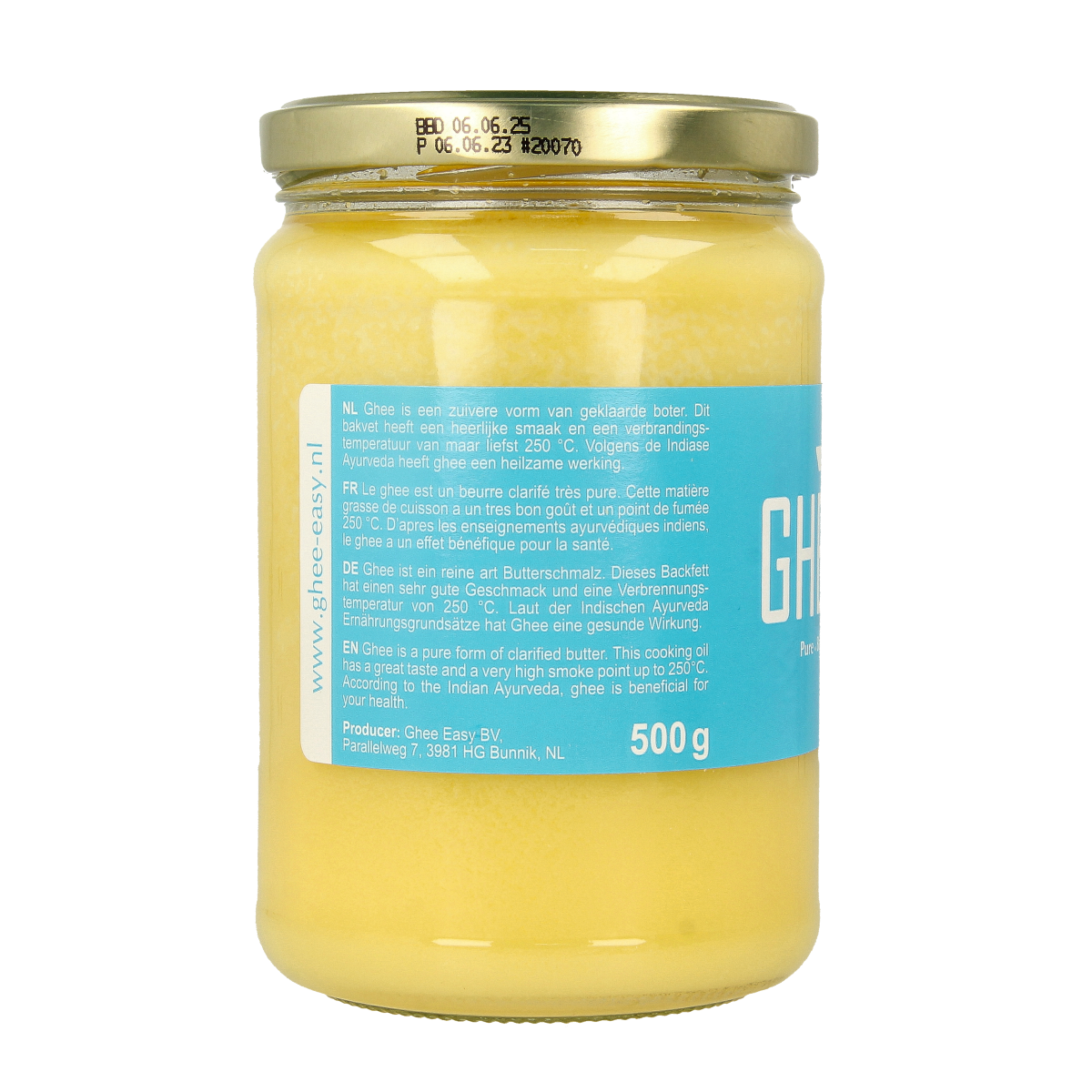 Ghee Easy Easy ghee naturel bio 500.00 Gram