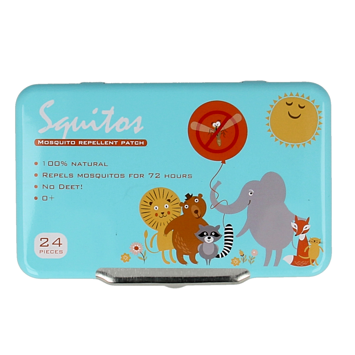 Squitos Lemon eucalyptus citronella geurstickers 24.00 Stuks