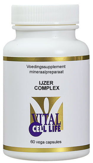 Vital Cell Life IJzer complex 60.00 Vegetarische capsules