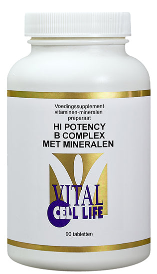 Vital Cell Life Hi potency B complex & mineralen 90 Tabletten