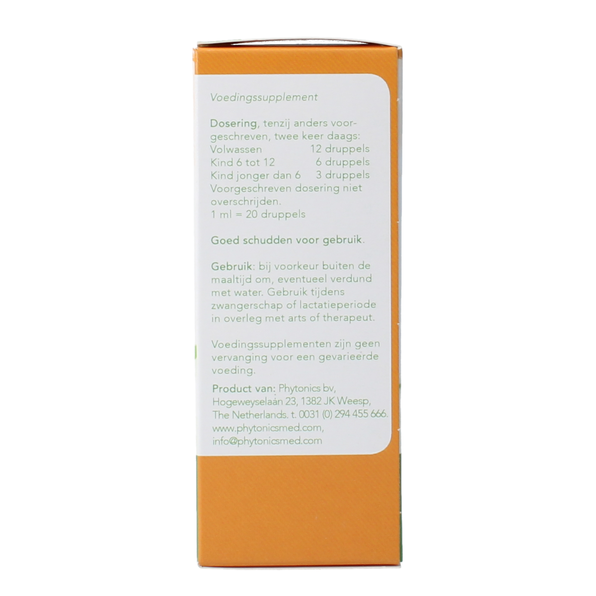 Phytonics Kidney comp humaan 50.00 Milliliter