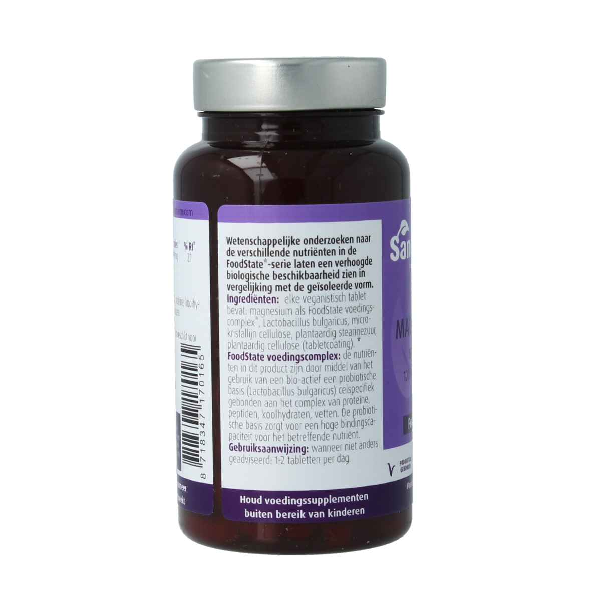 SanoPharm FoodState magnesium 100mg 60.00 Tabletten