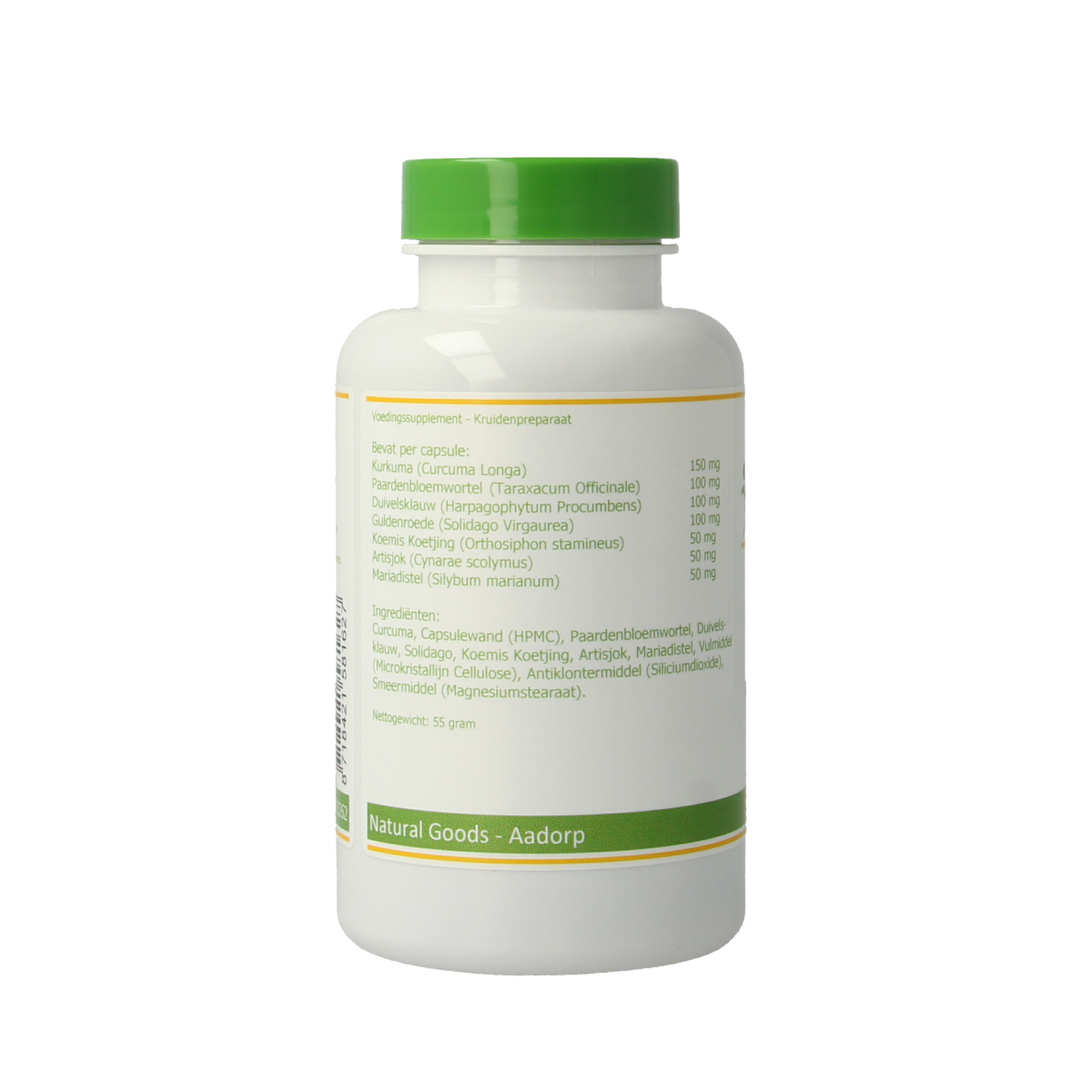 Elvitum Curcuma complex 90.00 Vegetarische capsules