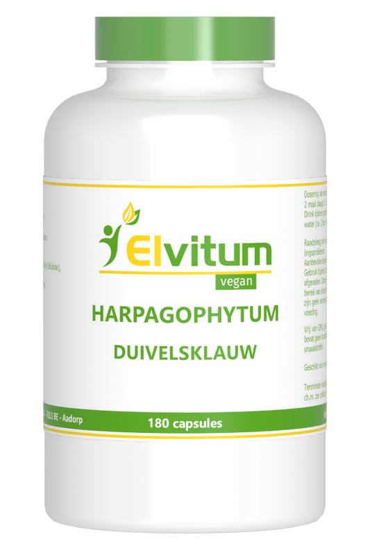 Elvitum Duivelsklauw harpago extract 180.00 Capsules