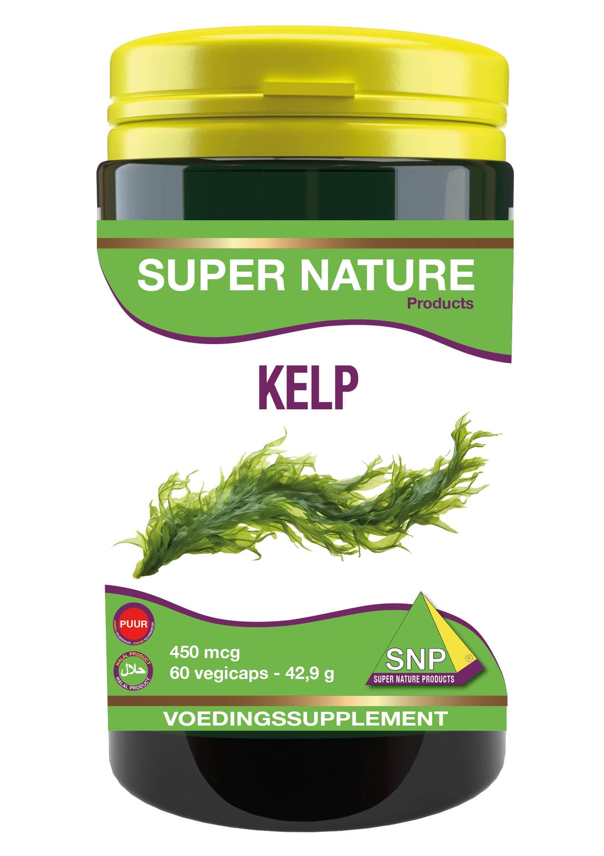 SNP Kelp jodium puur 450 mcg 60.00 Vegetarische capsules
