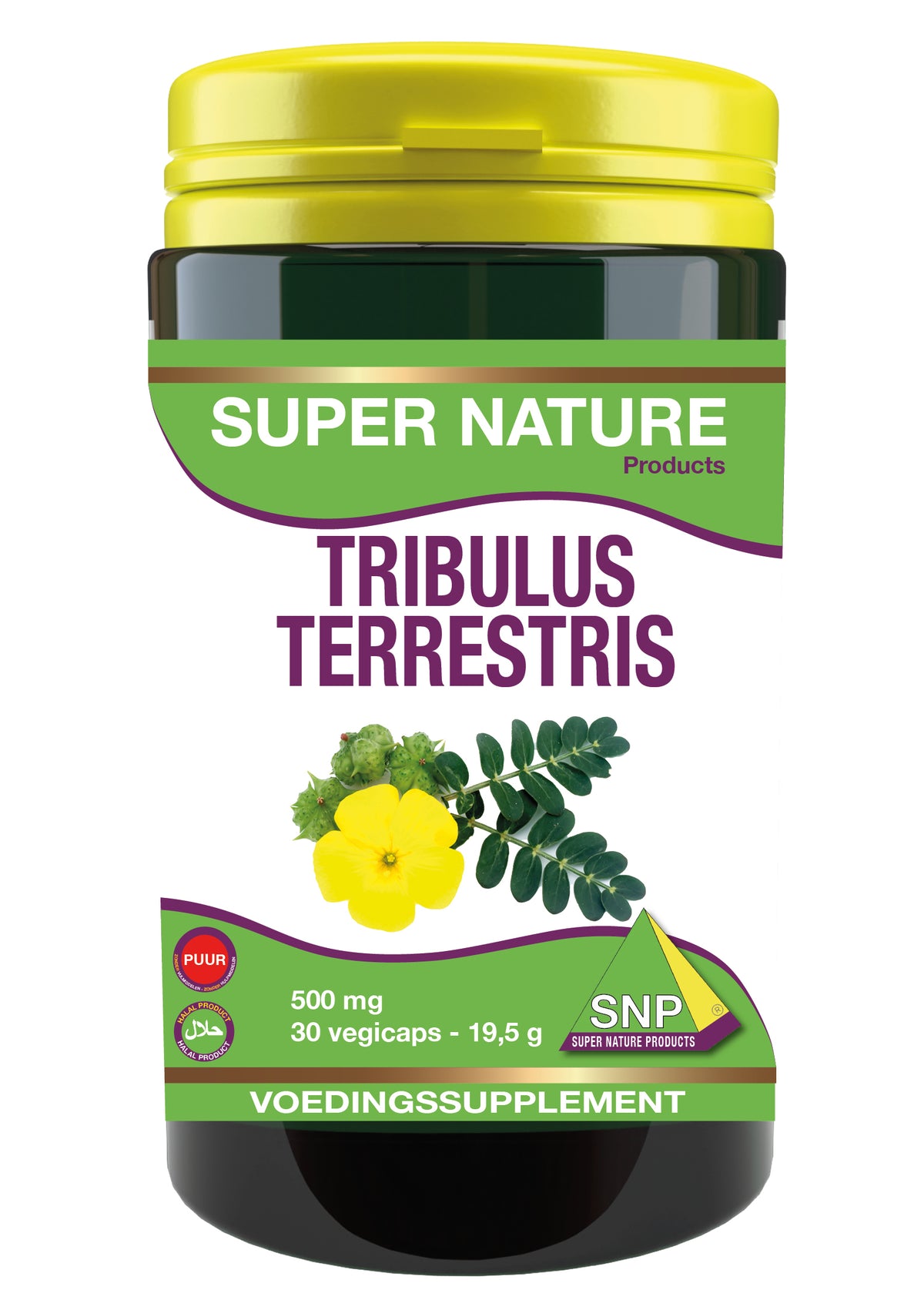 SNP Tribulus terrestris 500mg 30.00 Vegetarische capsules