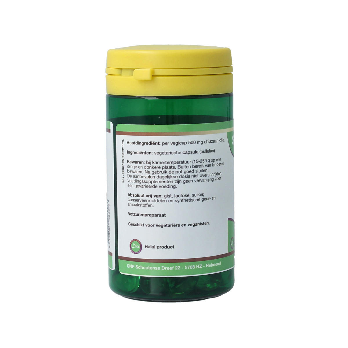 SNP Chiazaad olie 500mg 60.00 Vegetarische capsules