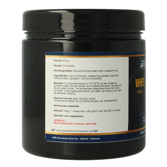 Nutritex Whey proteine chocolade 300 Gram