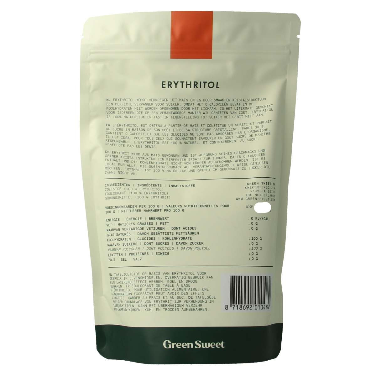 Green Sweet Erythritol 400.00 Gram