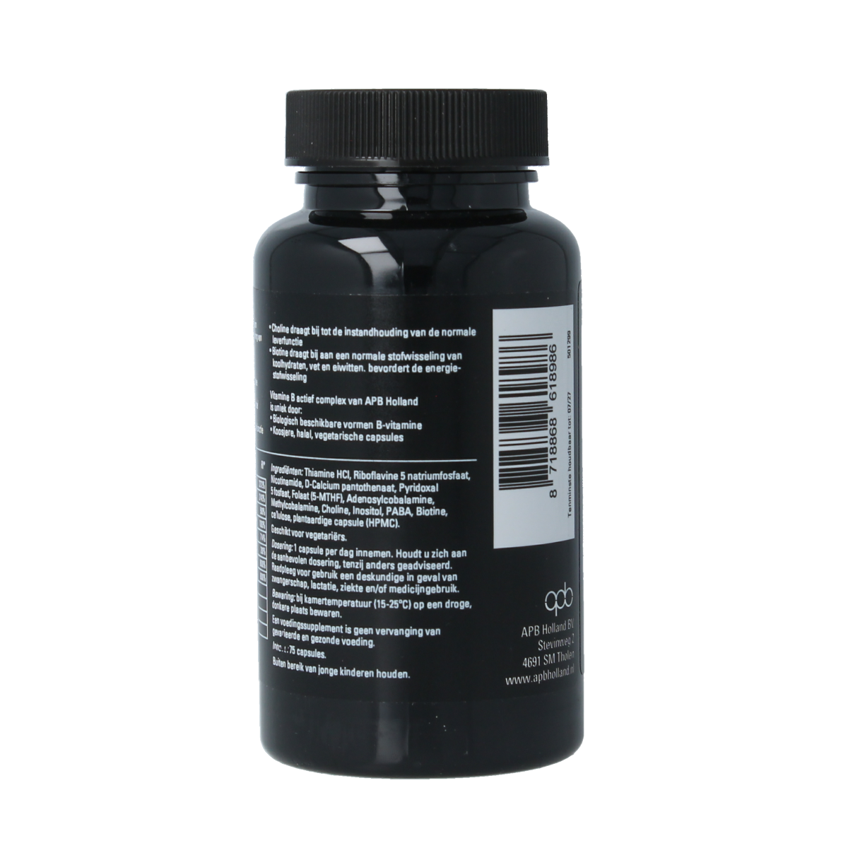 APB Holland Vitamine B complex actief forte 450mg 75.00 Capsules