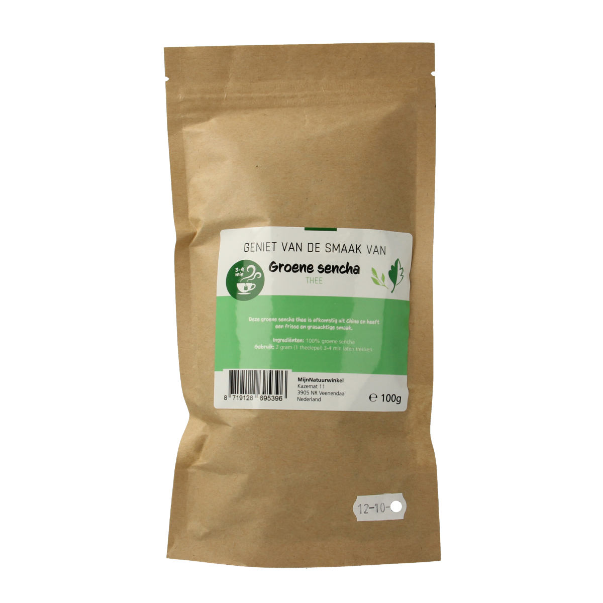 MijnNatuurwinkel Groene sencha thee 100.00 Gram