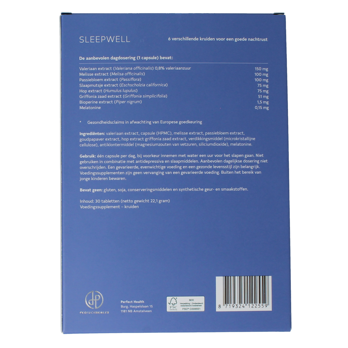 Perfect Health Sleepwell 30.00 Tabletten