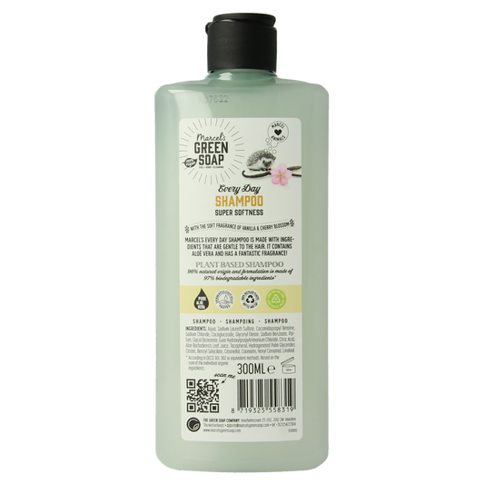 Marcel's Green Soap Shampoo every day vanilla & cherry blossom 300.00 Milliliter