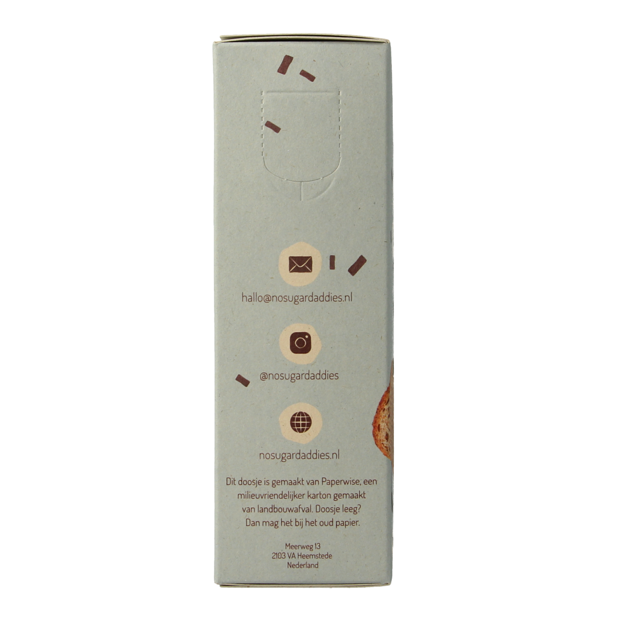 No Sugar Daddies Choco chunks melk bio 180.00 Gram