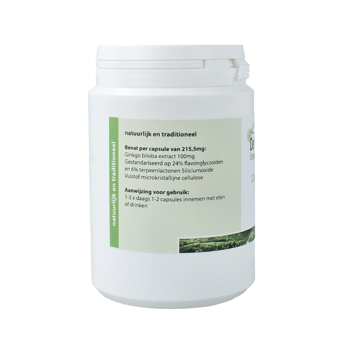 Natuurapotheek Ginkgo biloba 24% 100mg 100.00 Capsules