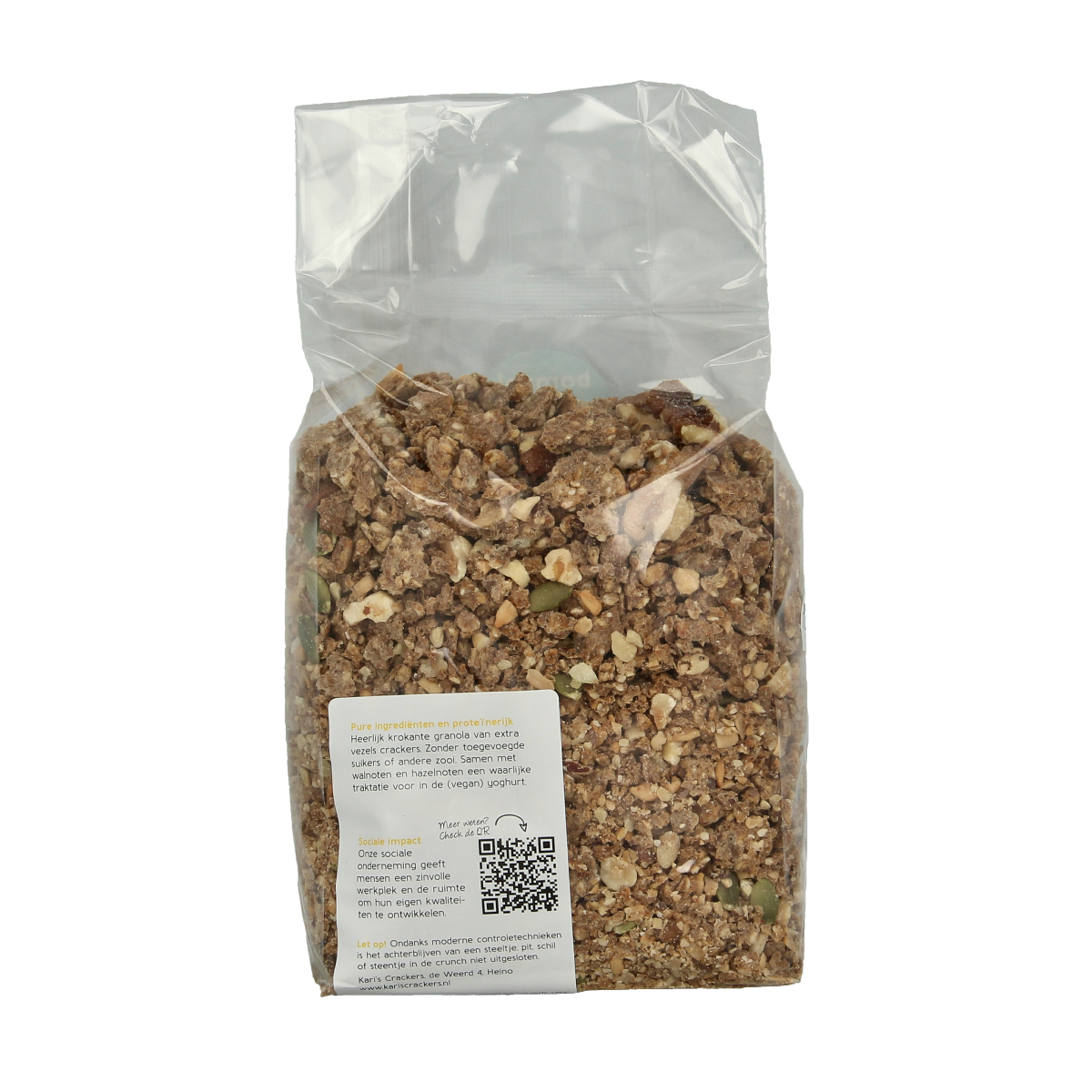Kari's Crunch Granola extra vezels eiwit bio 330.00 Gram