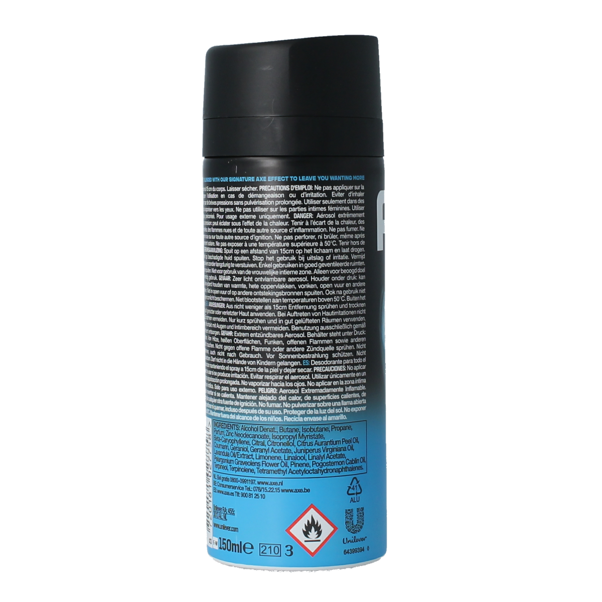 AXE Deodorant bodyspray ice chill 150.00 Milliliter