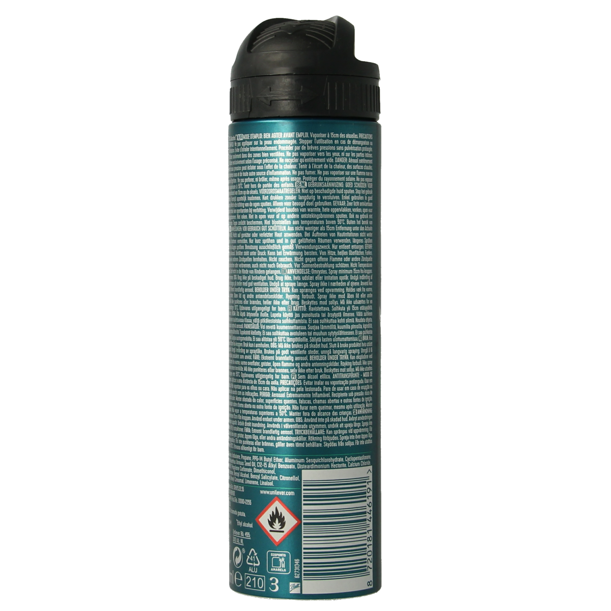 Rexona Deodorant spray 72h sensitive 150.00 Milliliter