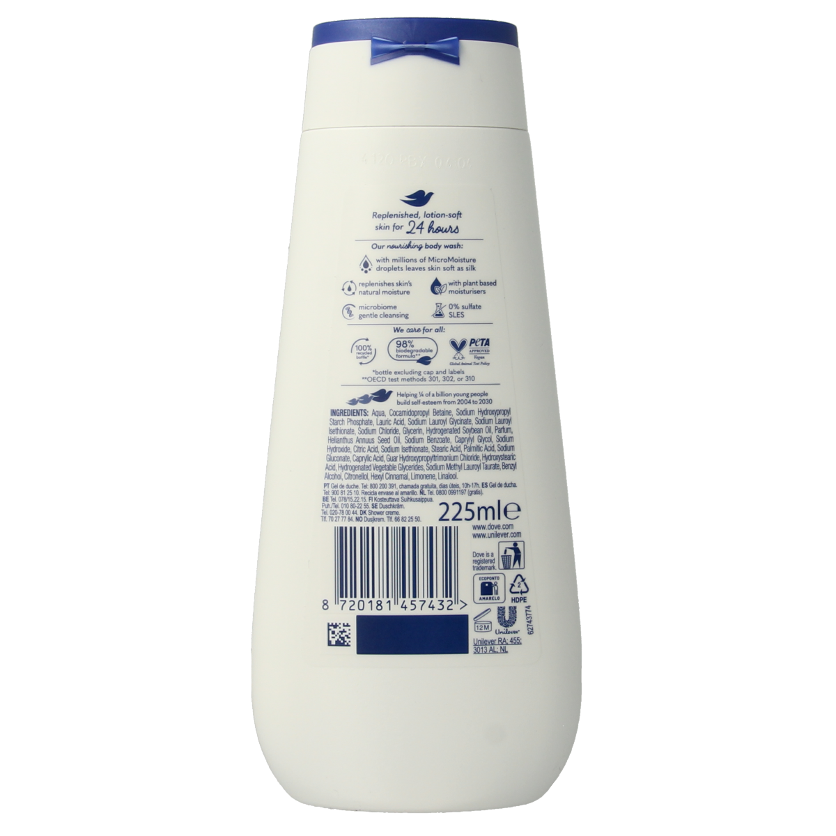 Dove Shower advanced deep nourish 225.00 Milliliter