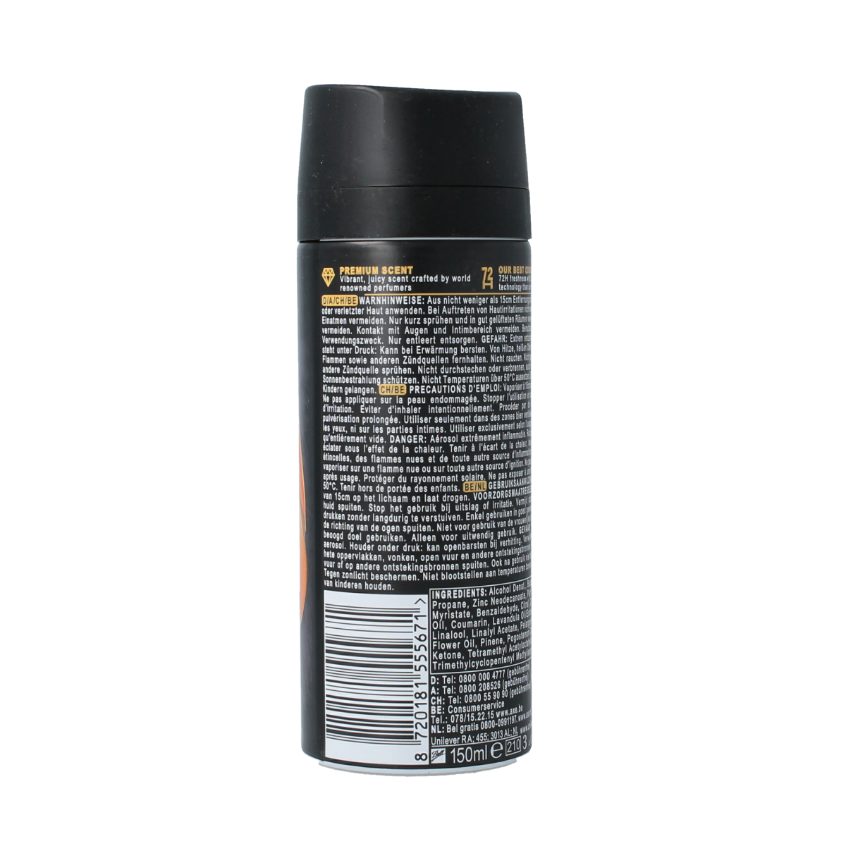 AXE Deodorant bodyspray peach infusion 150.00 Milliliter