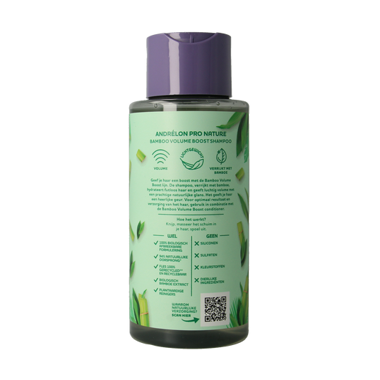 Andrelon Shampoo pro nature volume boost 400.00 Milliliter