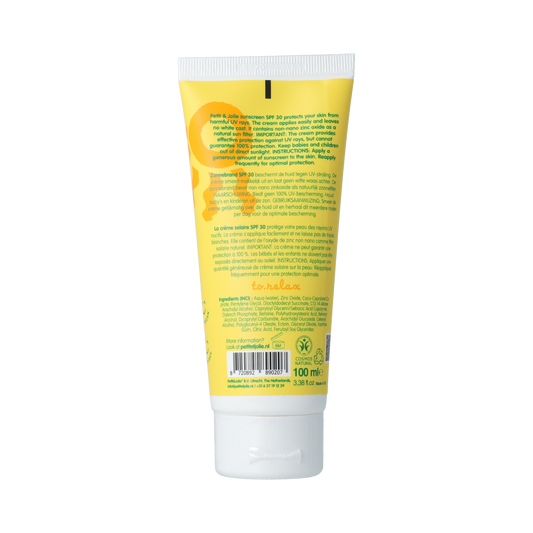 Petit et Jolie Minerale zonnebrand SPF30 - 0% parfum 100.00 Milliliter