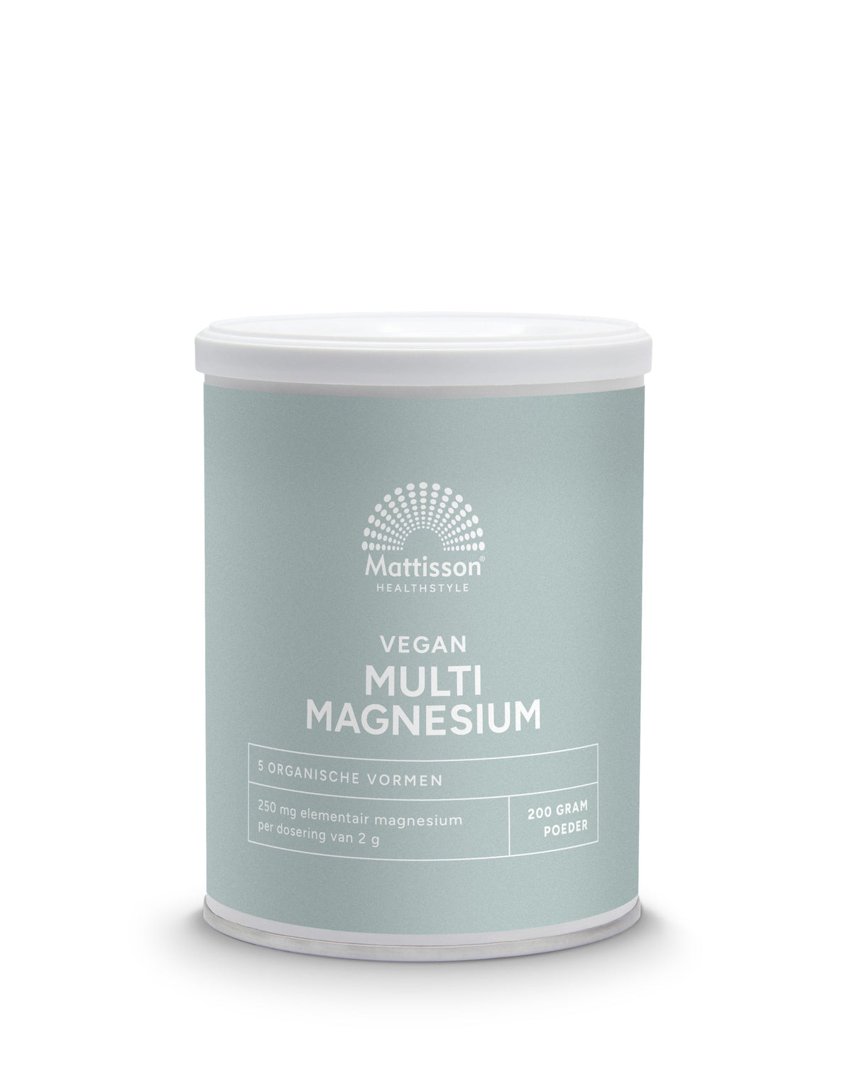 Mattisson Multi magnesium poeder vegan 200.00 Gram