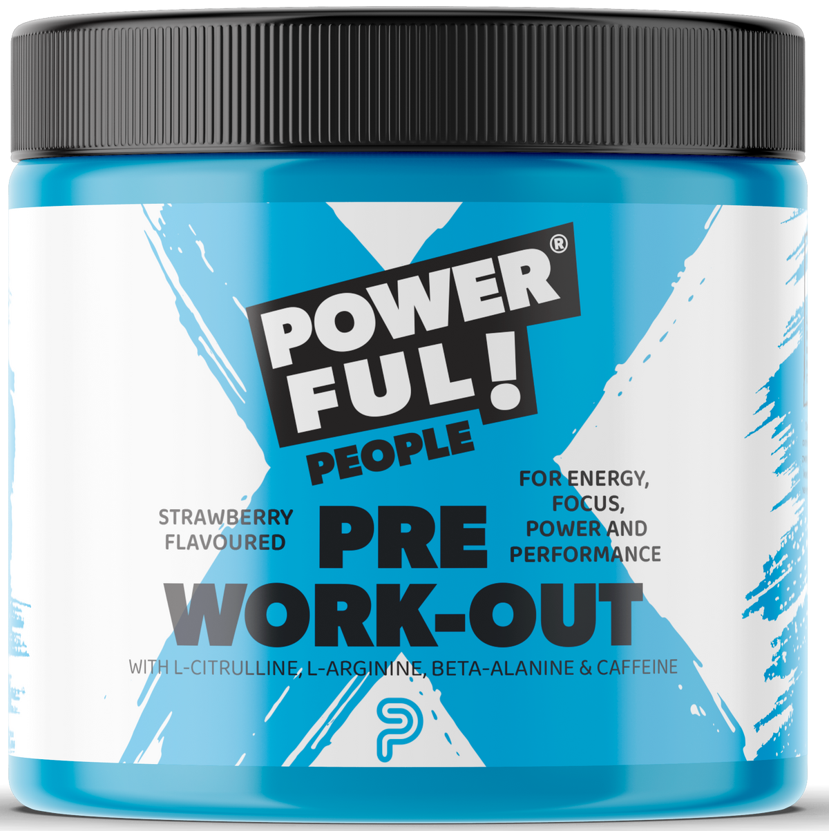 Powerful People Pre work-out strawberry 250.00 Gram