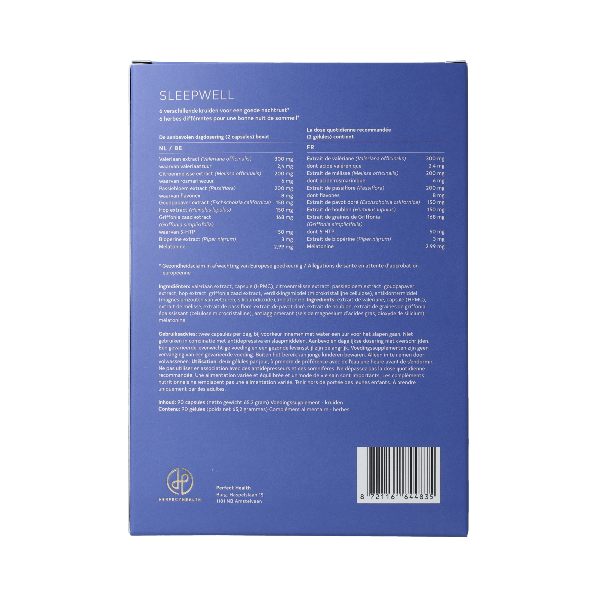 Perfect Health Sleepwell 90.00 Caplets