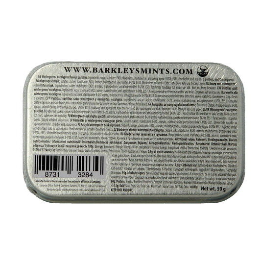 Barkleys Classic mints wintergreen 50.00 Gram