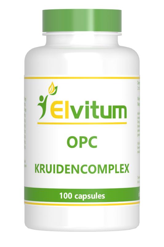 Elvitum OPC kruidencomplex 100.00 Vegetarische capsules