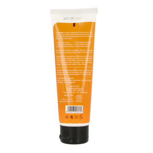 Colourwell Natuurlijke zonnecreme SPF50 100.00 Milliliter