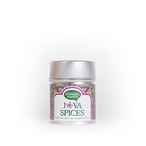 Natural Temptation Java spices blikje natural spices bio 55.00 Gram