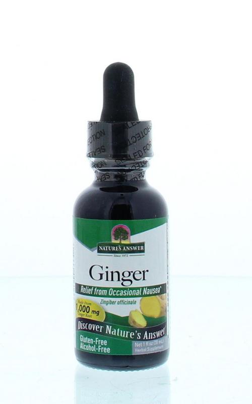 Natures Answer Gember extract alcoholvrij 30.00 Milliliter