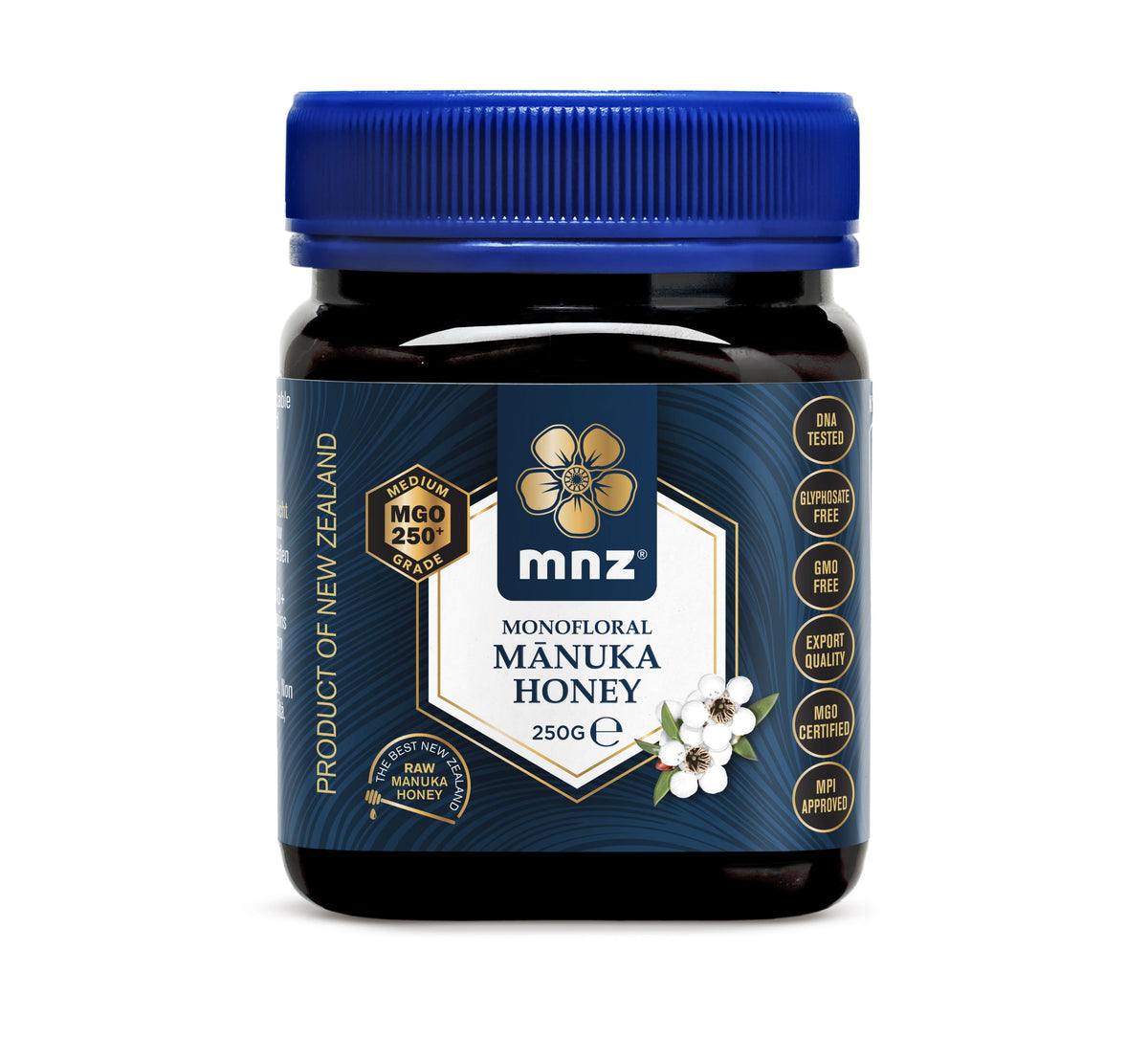 MNZ (Manuka New Zealand) Manuka Honing MGO 250+ 250.00 Gram