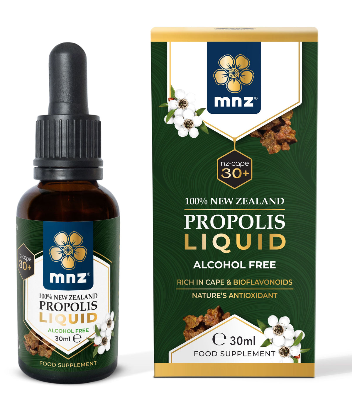 MNZ (Manuka New Zealand) Propolis vloeibaar alcoholvrij 30.00 Milliliter