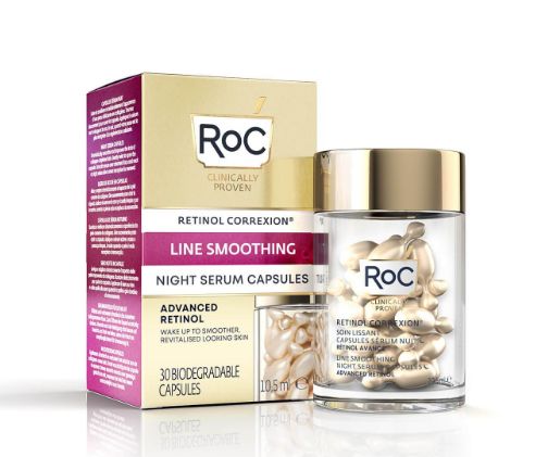 ROC Retinol correxion line smoothing night serum 30.00 Capsules