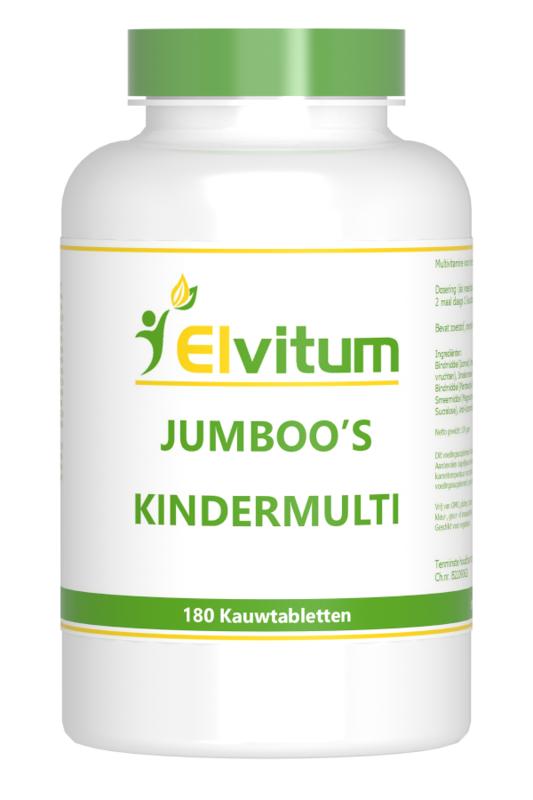 Elvitum Jumboos kindermulti 180.00 Kauwtabletten
