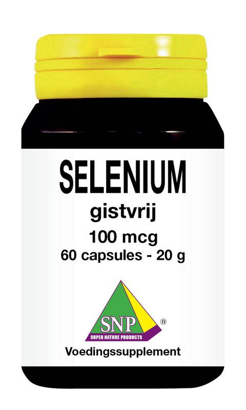 SNP Selenium 100mcg gistvrij 60.00 Capsules