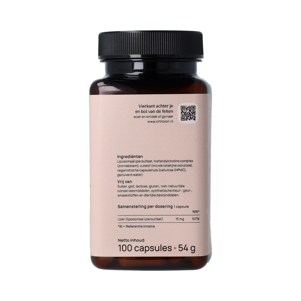Ortholon IJzer Liposomaal 100.00 Capsules