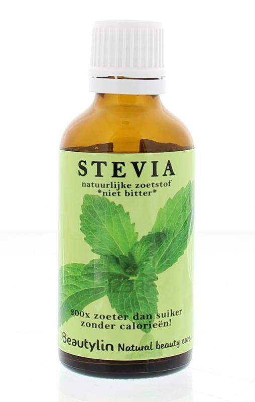 Beautylin Stevia niet bitter druppelfles 50.00 Milliliter